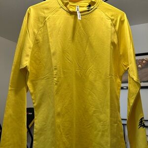 LIV golf Team Fireballs Bright Yellow Performance Shirt